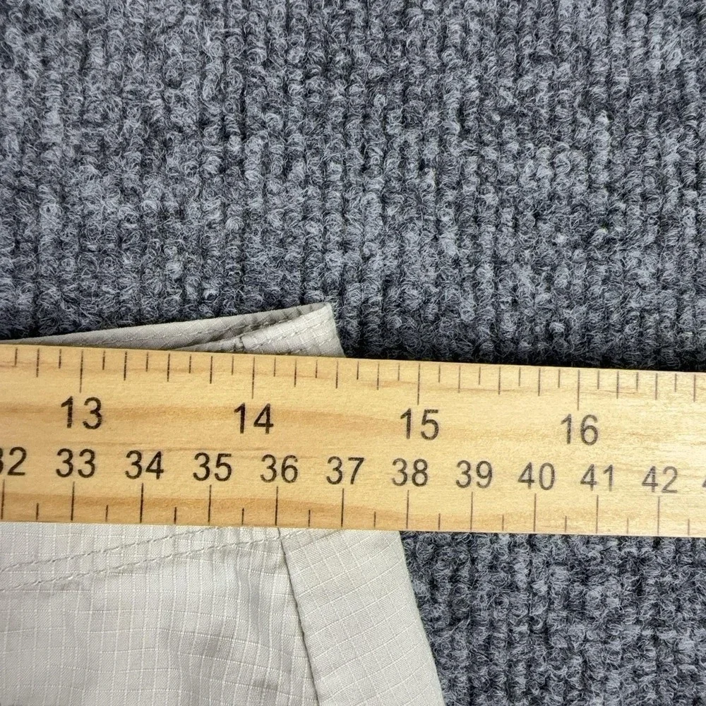 Columbia Skirt Womens 4 Beige Cotton Straight Short Zip Pockets Travel XL5007